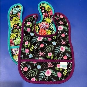 Thirsties Vibrant Floral Baby Bibs